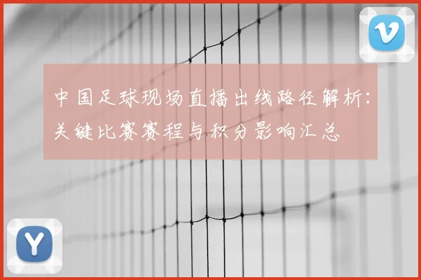 中国足球现场直播出线路径解析：关键比赛赛程与积分影响汇总